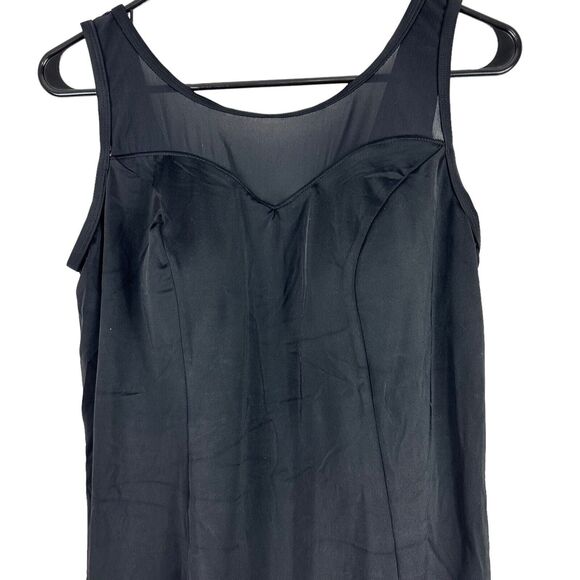 Swimsuits For All Swim Dress Womens Size 14 Solid Black Padded One Piece Modest - Picture 5 of 12